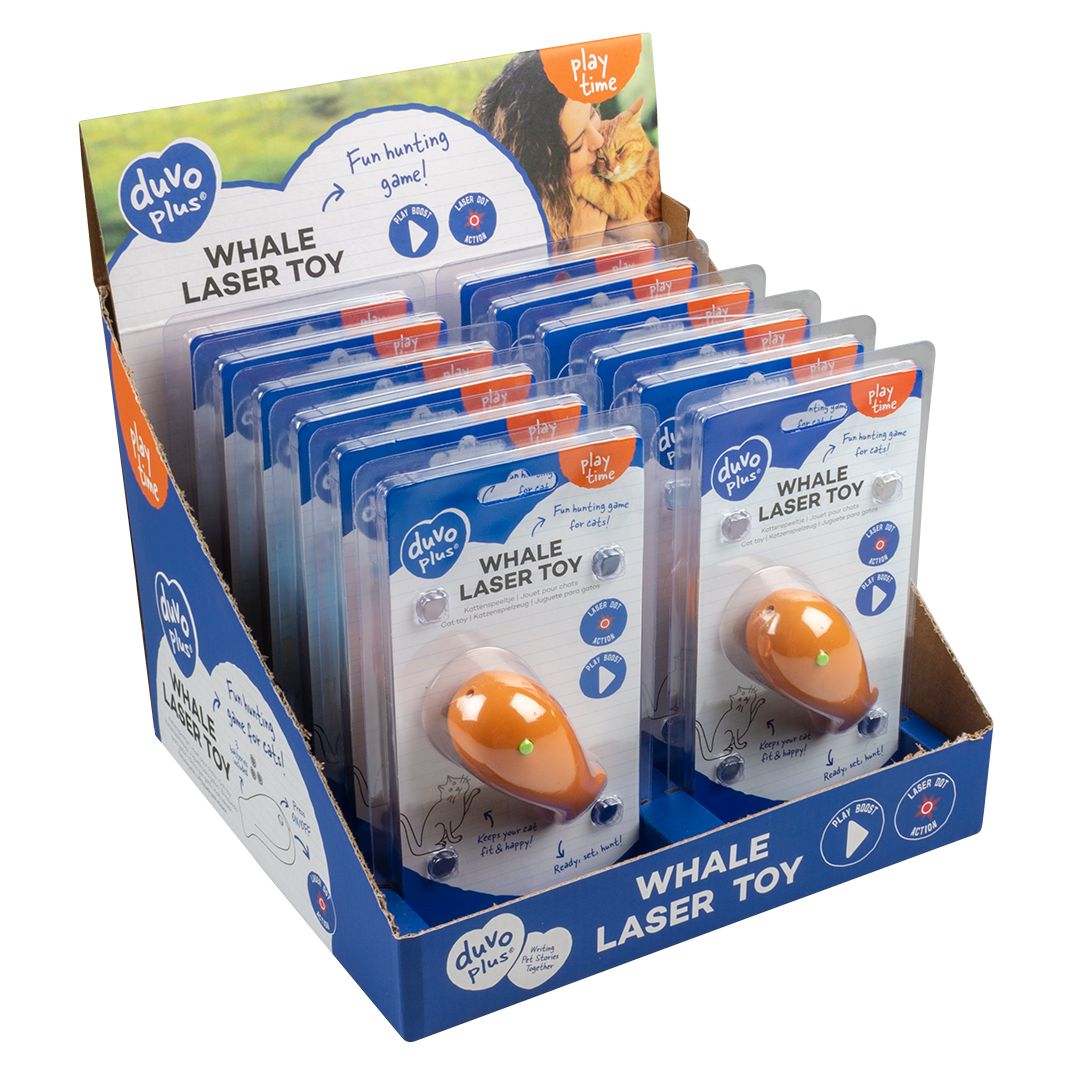 Walvis laser kattenspeeltje