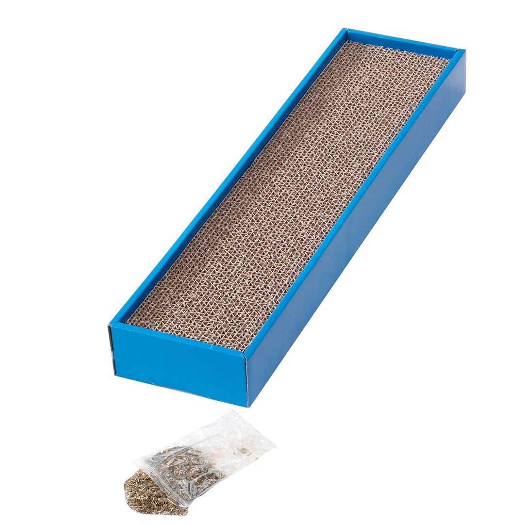 Karton kattenplank met catnip