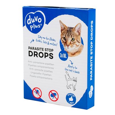 Anti-parasitaire druppels katten