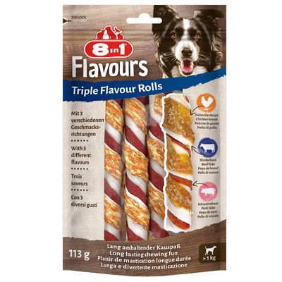 Delights triple flavour rolls