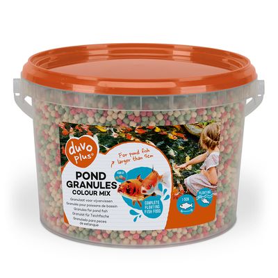 Vijverkorrels kleurmix 3L