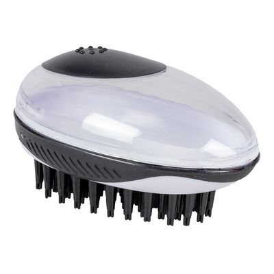 Shampoo- en massageborstel zwart