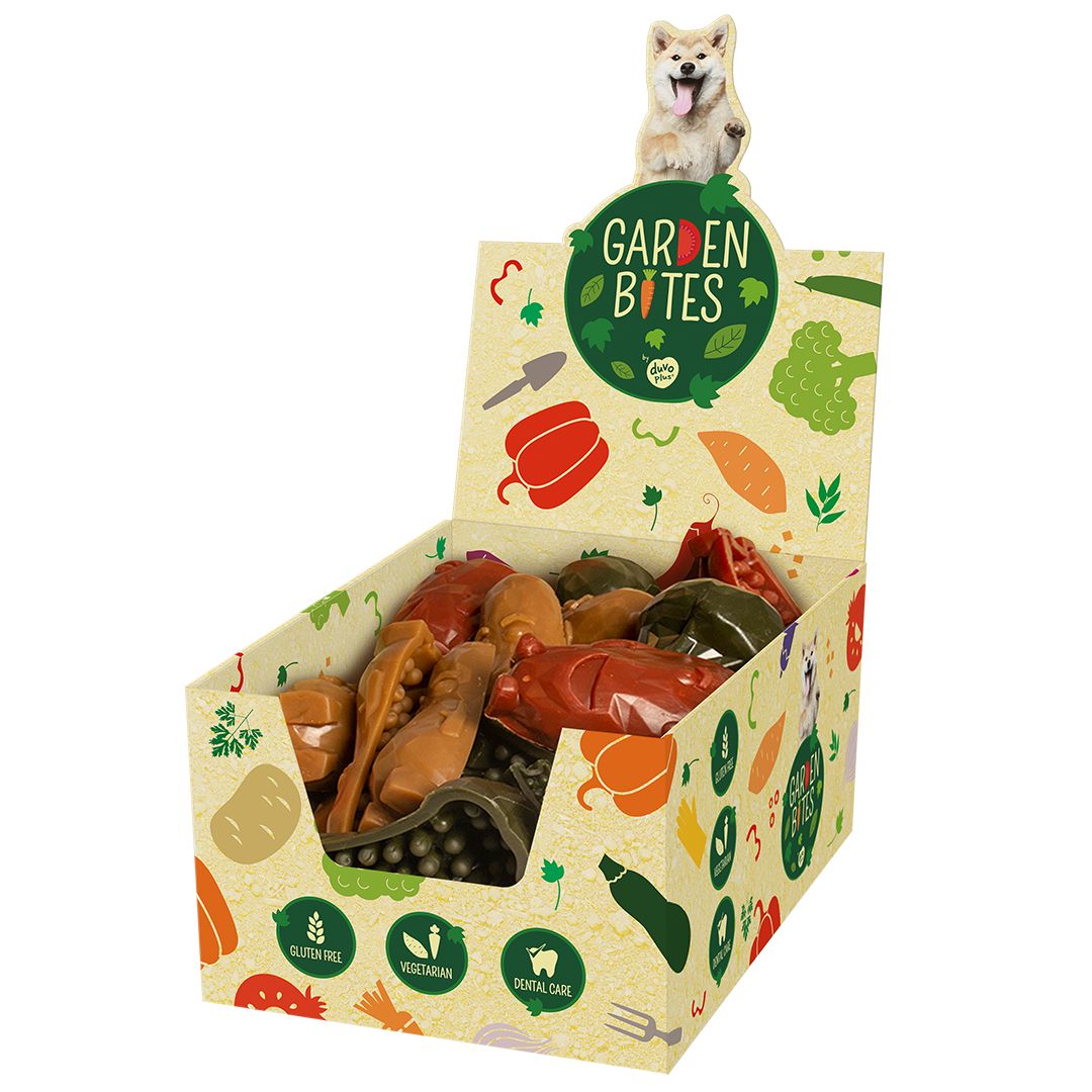 Garden bites veggie friends gemengde kleuren L