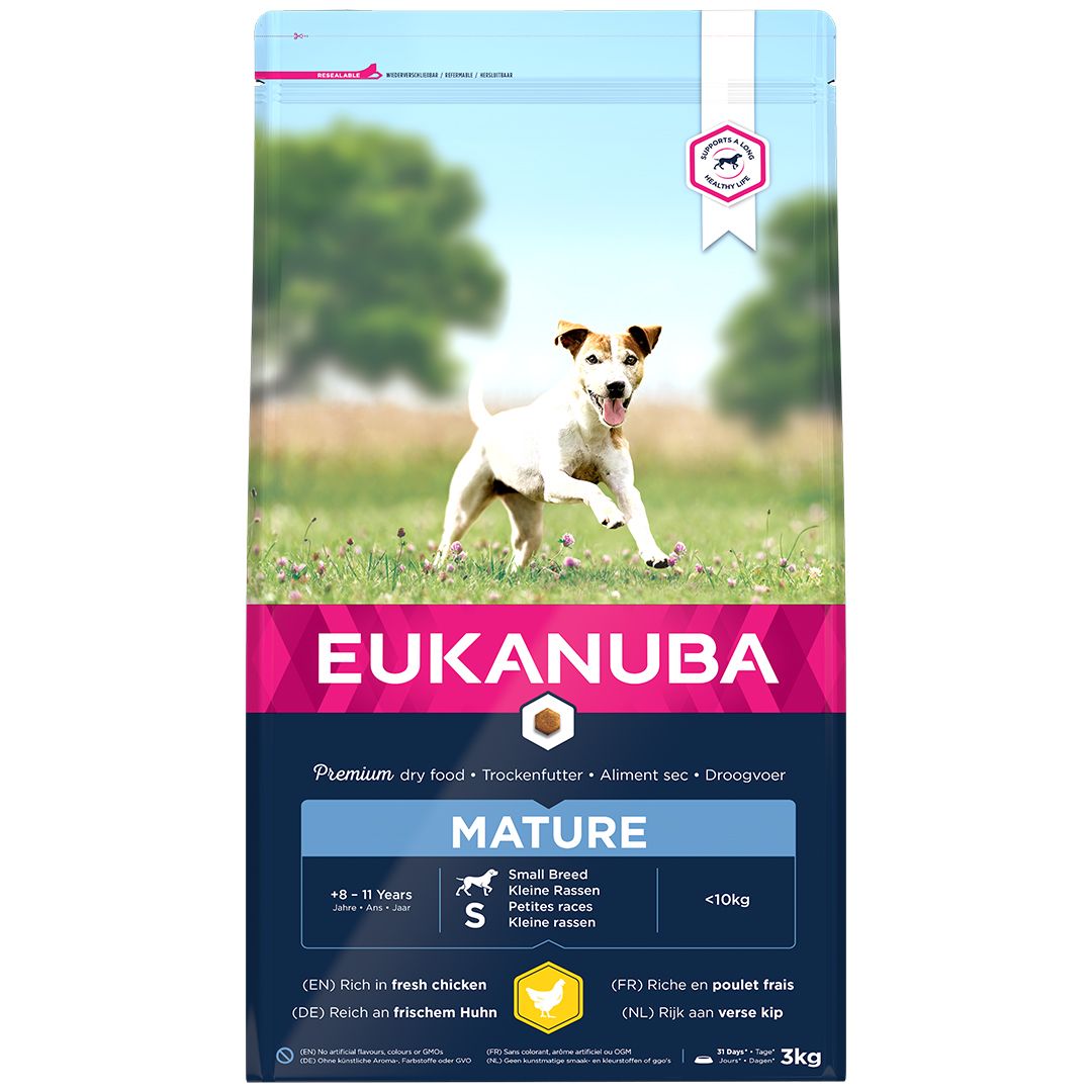 Euk dog thriving mature small breed