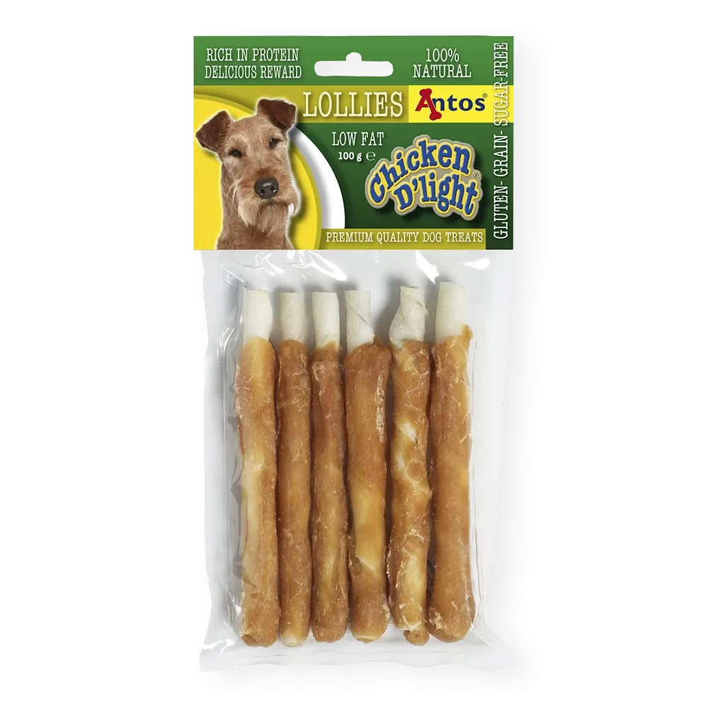 Chicken D&#39;light Lollies 100 gr