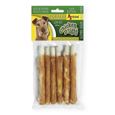Chicken D&#39;light Lollies 100 gr