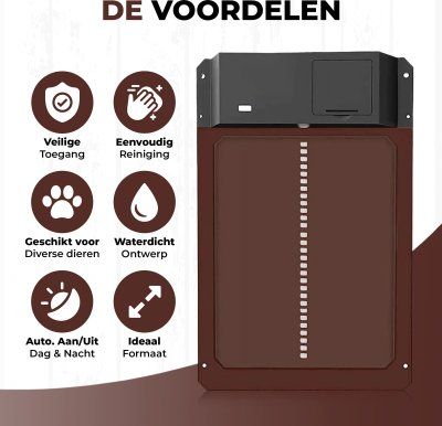 Automatische kippenluik op batterijen – inclusief dag/nacht sensor