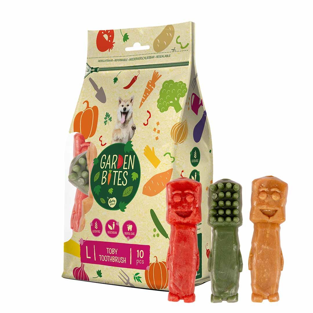 Garden Bites Toby Toothbrush 10 stuks L