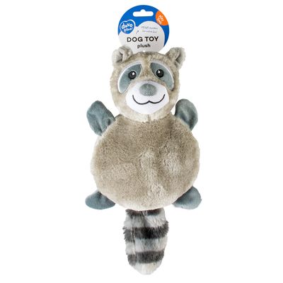 Pluche Wasbeer mega squeaky Grijs