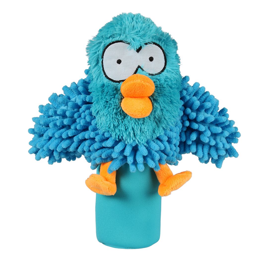 Coockoo Oohoo bottle squeaker Blauw