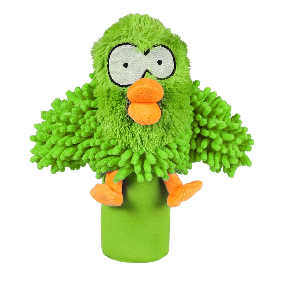 Coockoo Oohoo bottle squeaker Groen