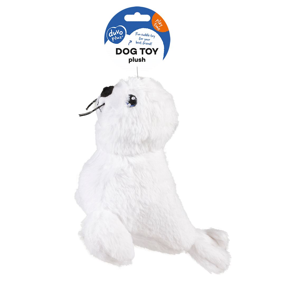Pluche zeehond cuddle Wit