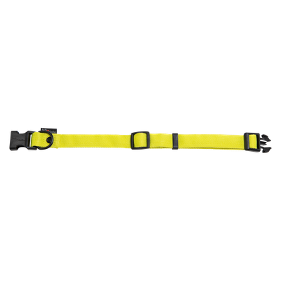 NYLON Hondenhalsband Geel
