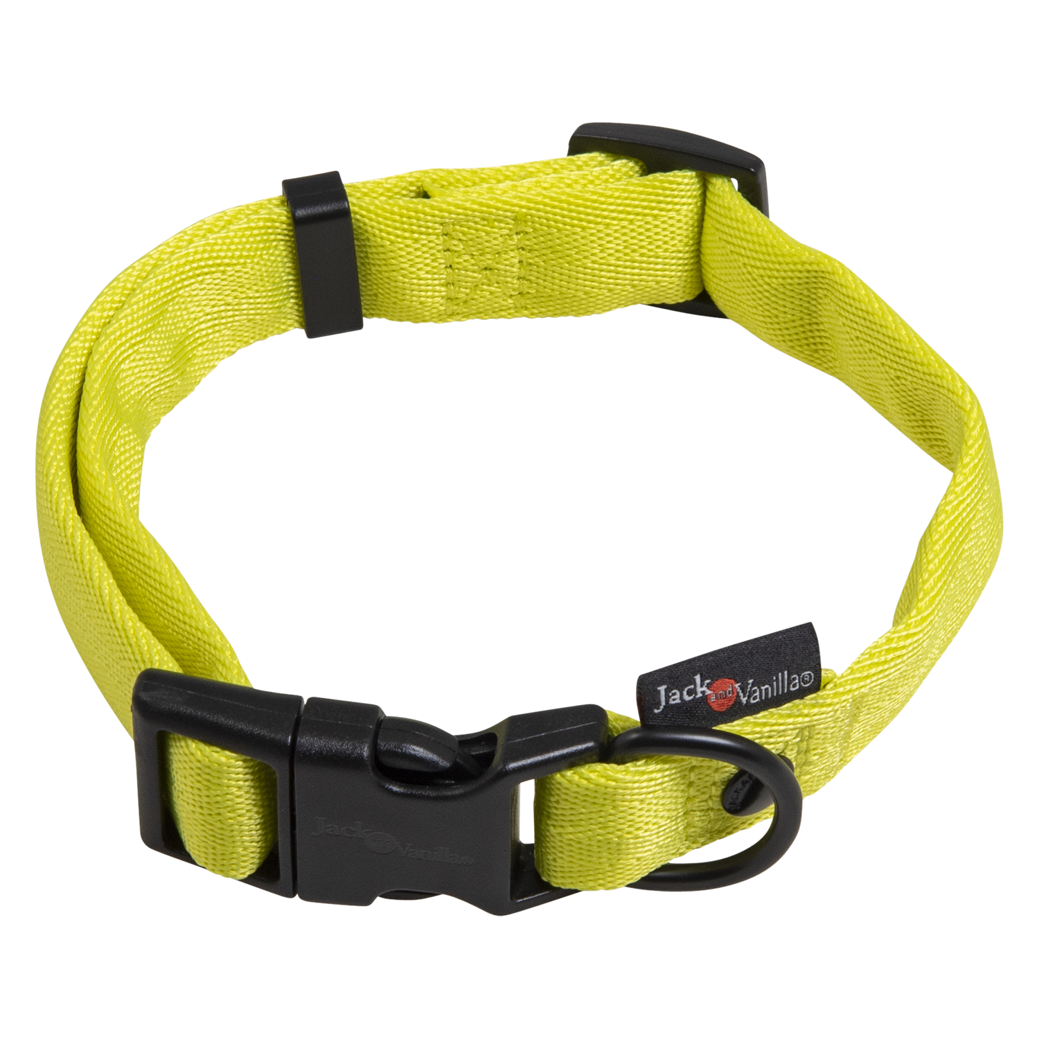 NYLON Hondenhalsband Geel