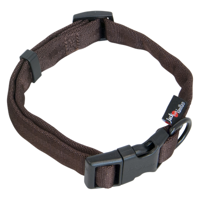 NYLON Hondenhalsband Bruin