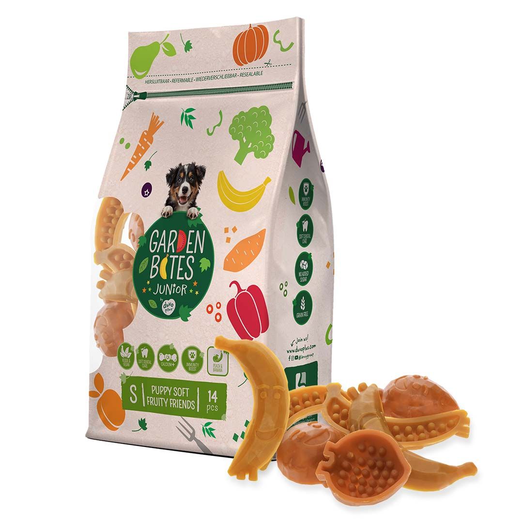 Garden Bites Puppy soft fruity friends Meerkleurig