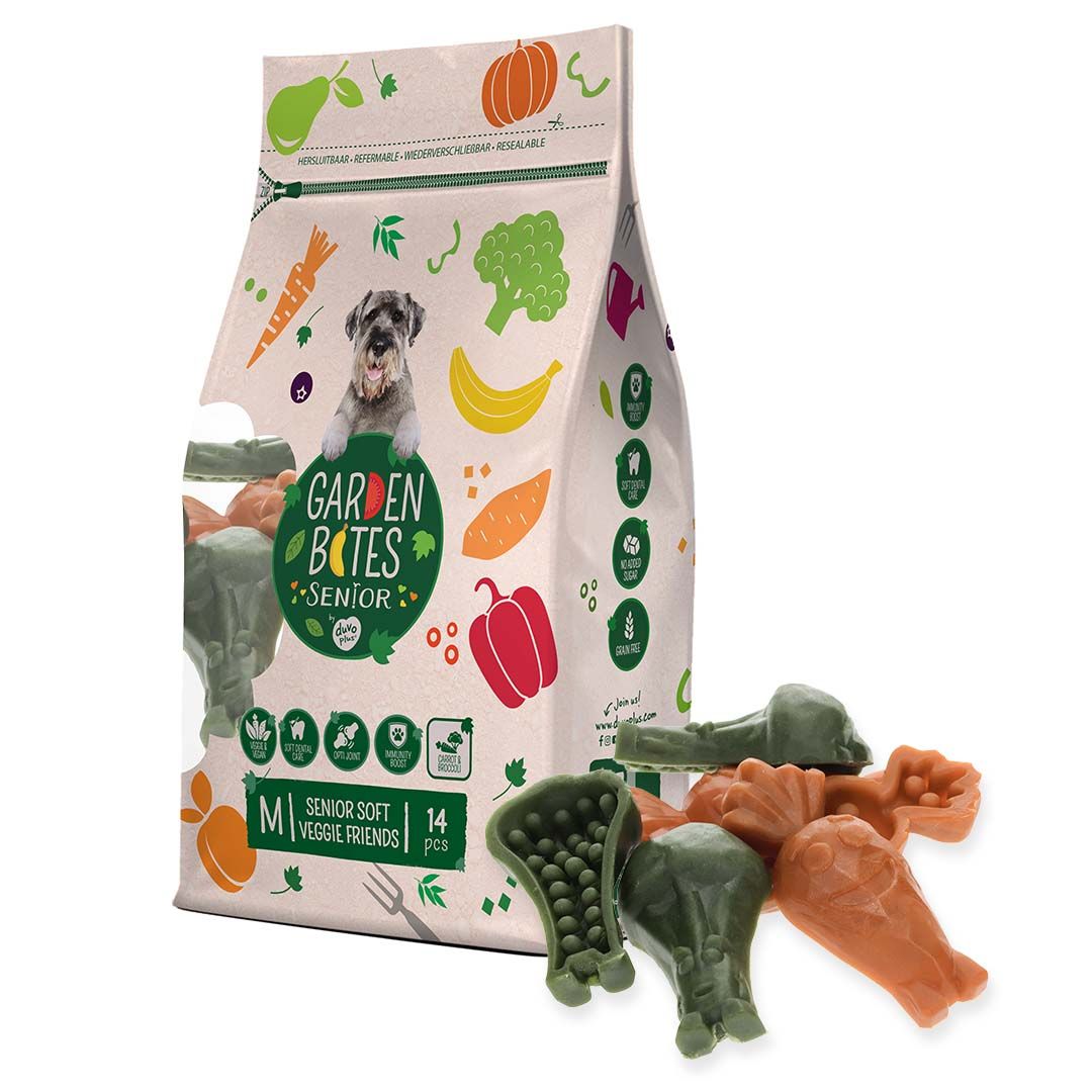 Garden Bites Senior soft veggie friends Meerkleurig