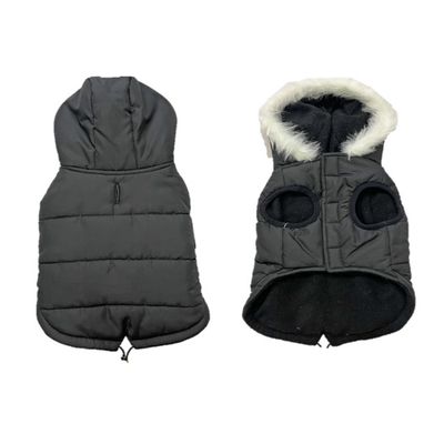 Hondenjas puffer eskimo Zwart
