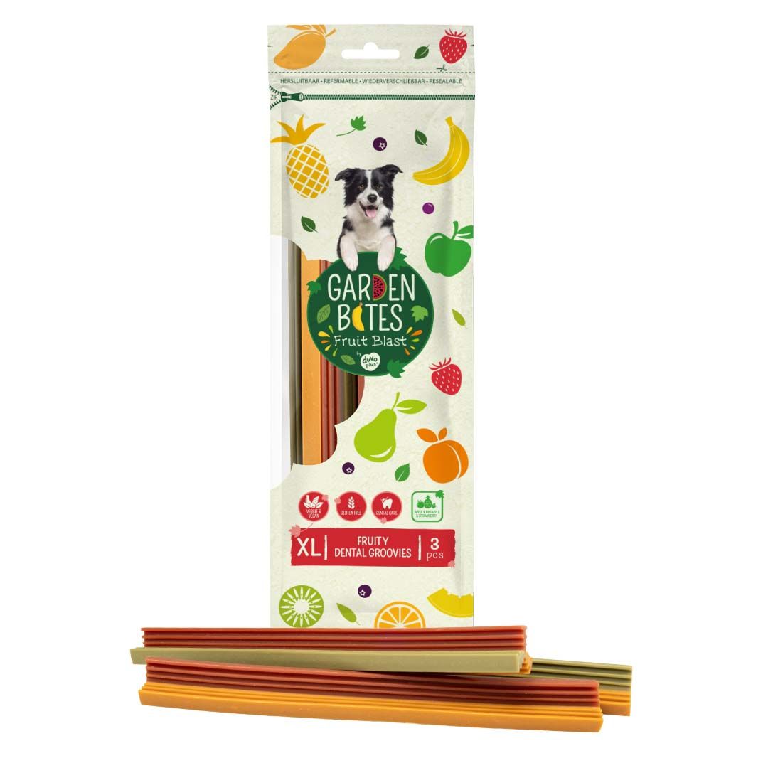 Garden Bites Fruity dental groovies