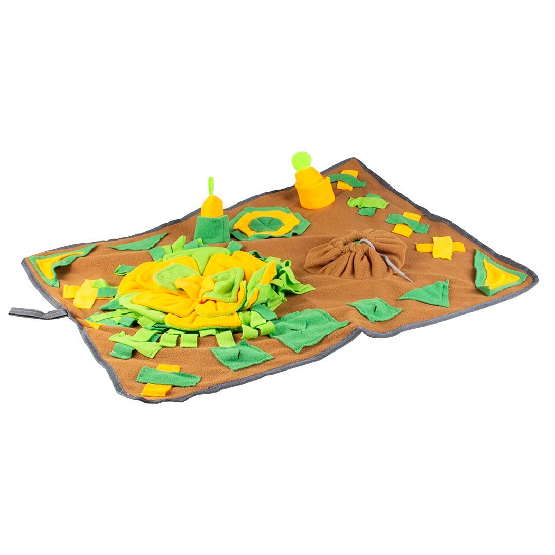 Snuffelmat moestuin deluxe Meerkleurig