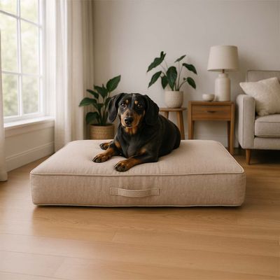 Matras Duratex ortho springveren Beige  XL-120x80x14cm