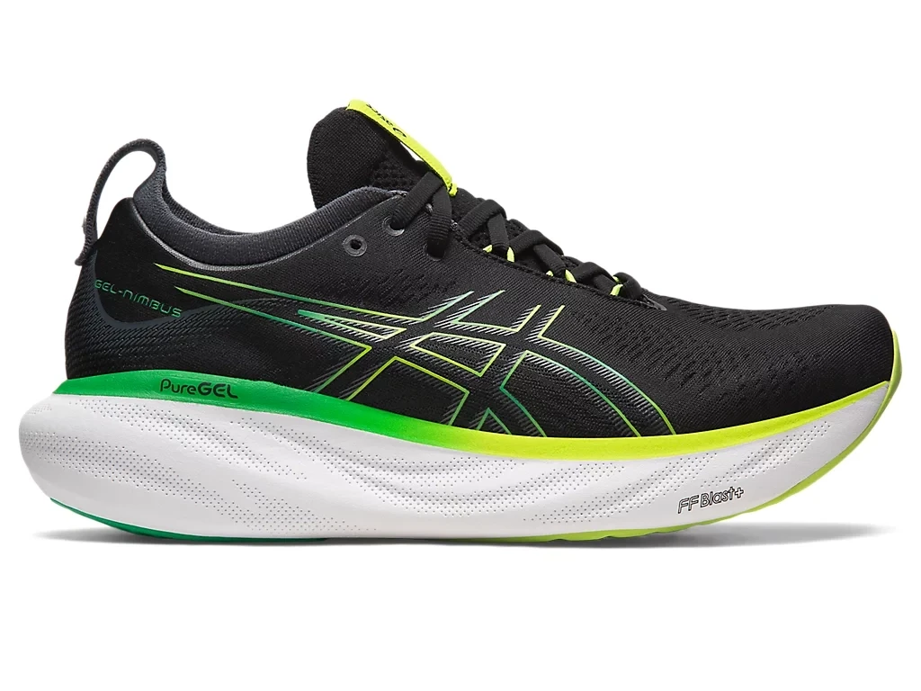 GEL NIMBUS 25 BLACK LIME  ZEST