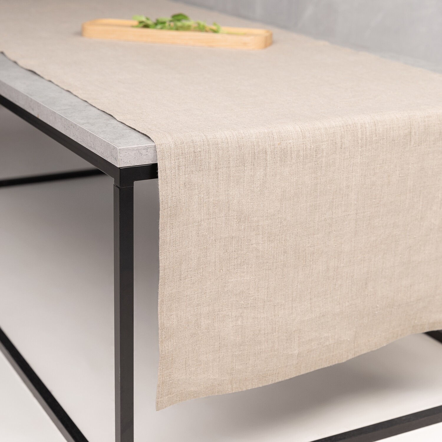 Hemp table runner | natural