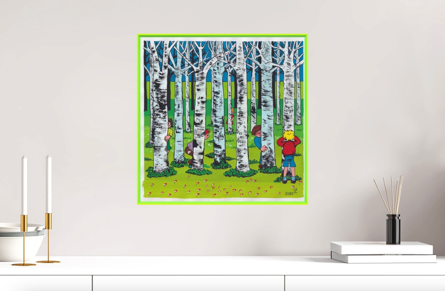 &#39;Verstoppertje in het bos&#39;