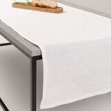 Hemp table runner | off white