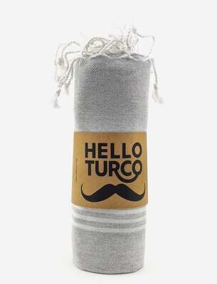 Beach Boys Light Gray Turkish Towel