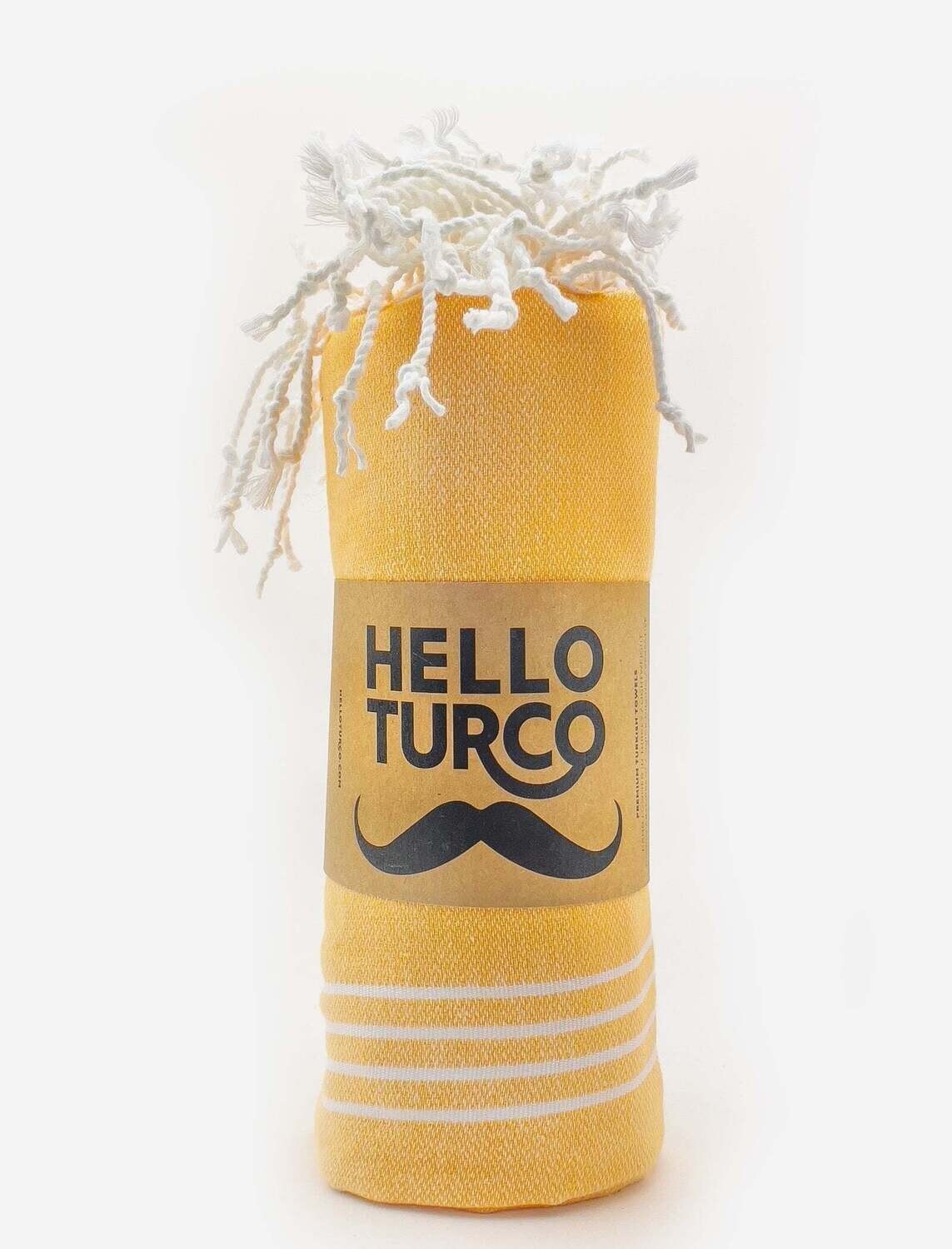 Beach Boys Orange Turkish Towel