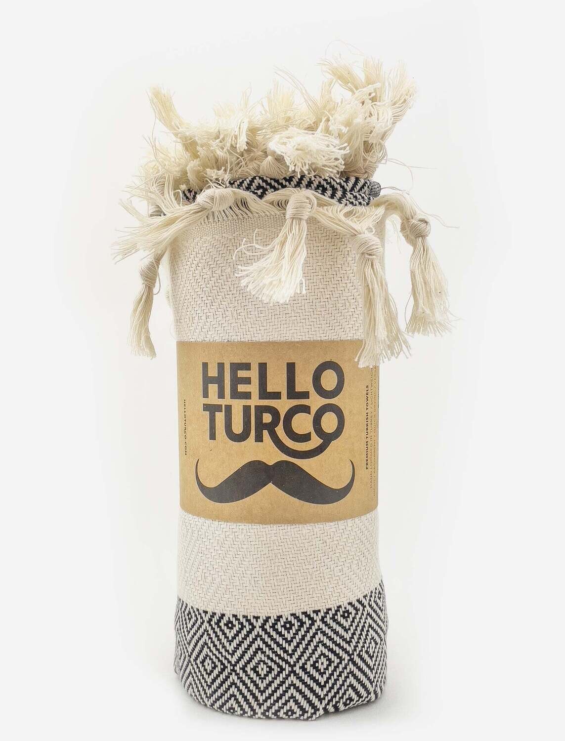 Otto Black Turkish Towel