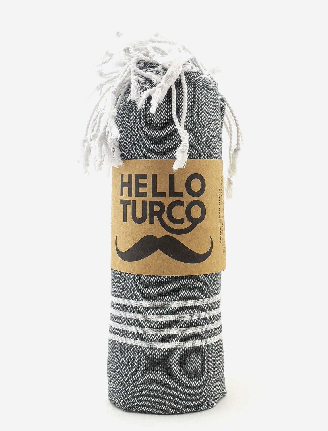 Beach Boys Dark Gray Turkish Towel