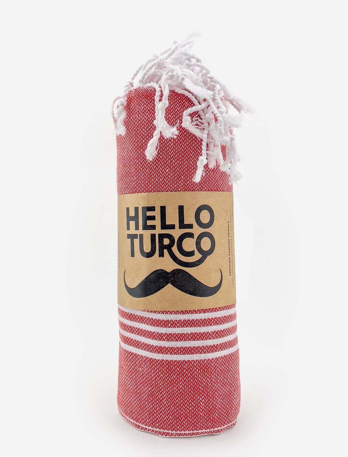 Beach Boys Red Turkish Towel
