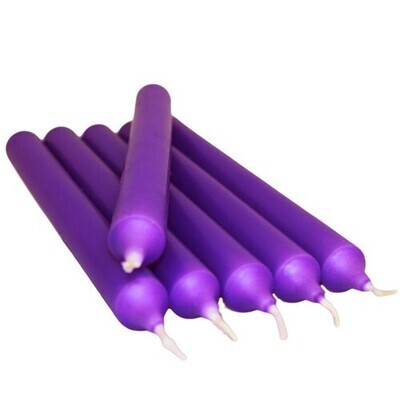 Lilac Dinner Candles 5st.