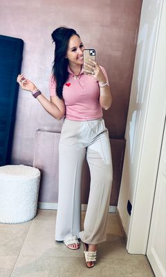 💗 Stretch Polo ‘Sweetheart’
