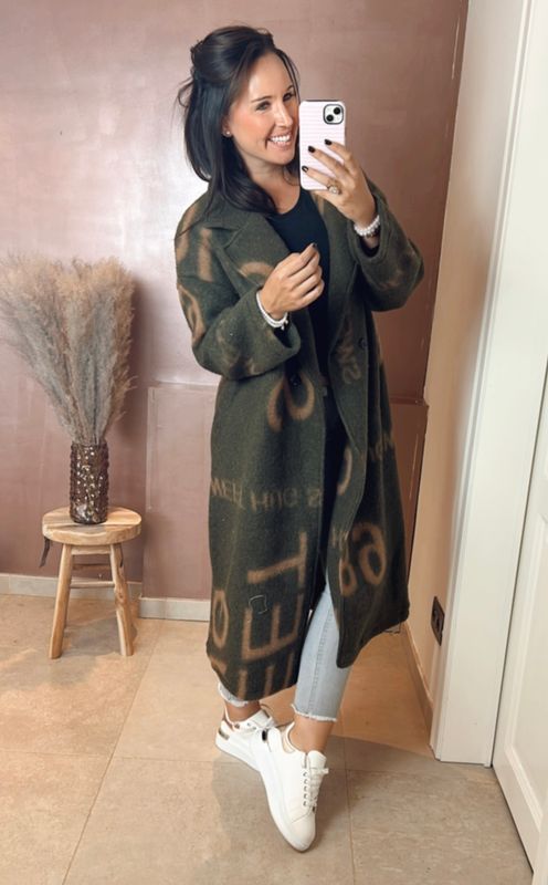 Kaki Statement Coat
