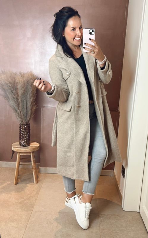 Elegant Belted Coat