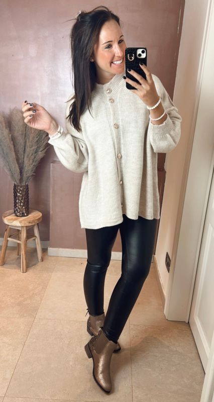 Oversized beige