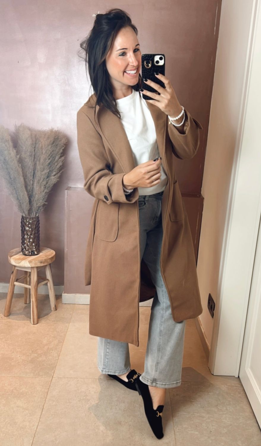 Classic Camel Coat – Long Fit