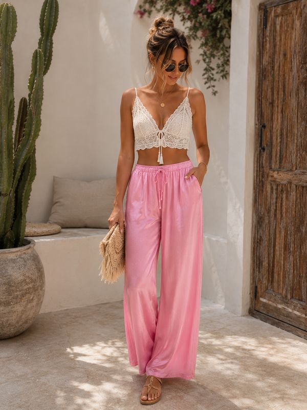 ​Pink Satin Dream Pants ✨💖