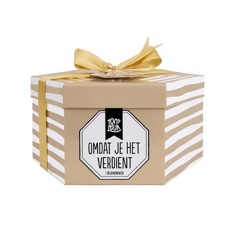 Cadeaupakket- Hexagon omdat je het verdient
