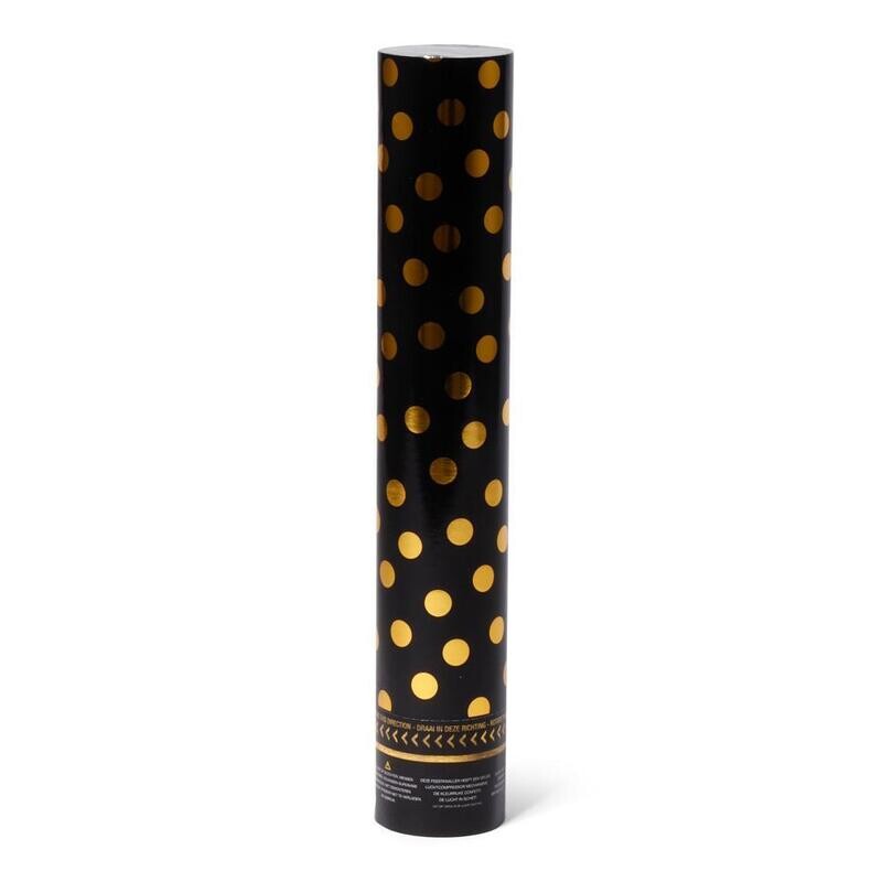 Party Popper XL Zwart