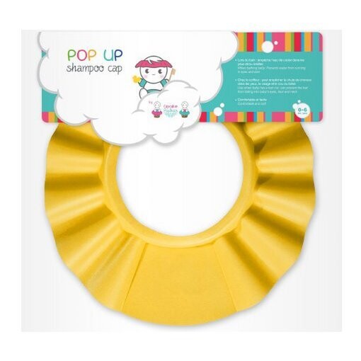 Cupcake Babies Pop Up Shampoo Cap  Yellow