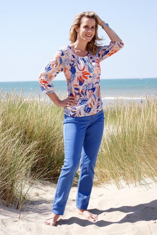 Anke bloes kreukstof