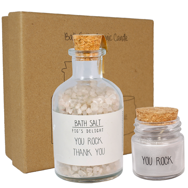 SPA GIFTBOX - YOU ROCK, THANK YOU - FIG&#39;S DELIGHT