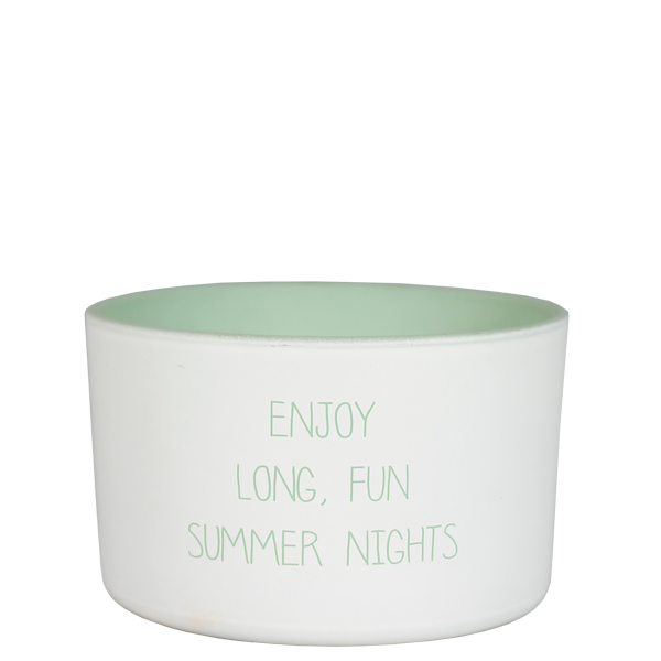 BUITENKAARS - ENJOY LONG FUN SUMMER NIGHTS - GEUR: BELLA CITRONNELLA