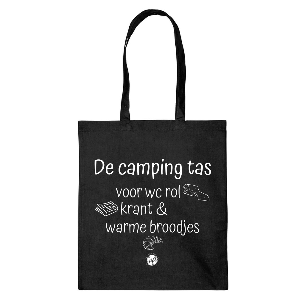 Katoenen tas - De camping tas
