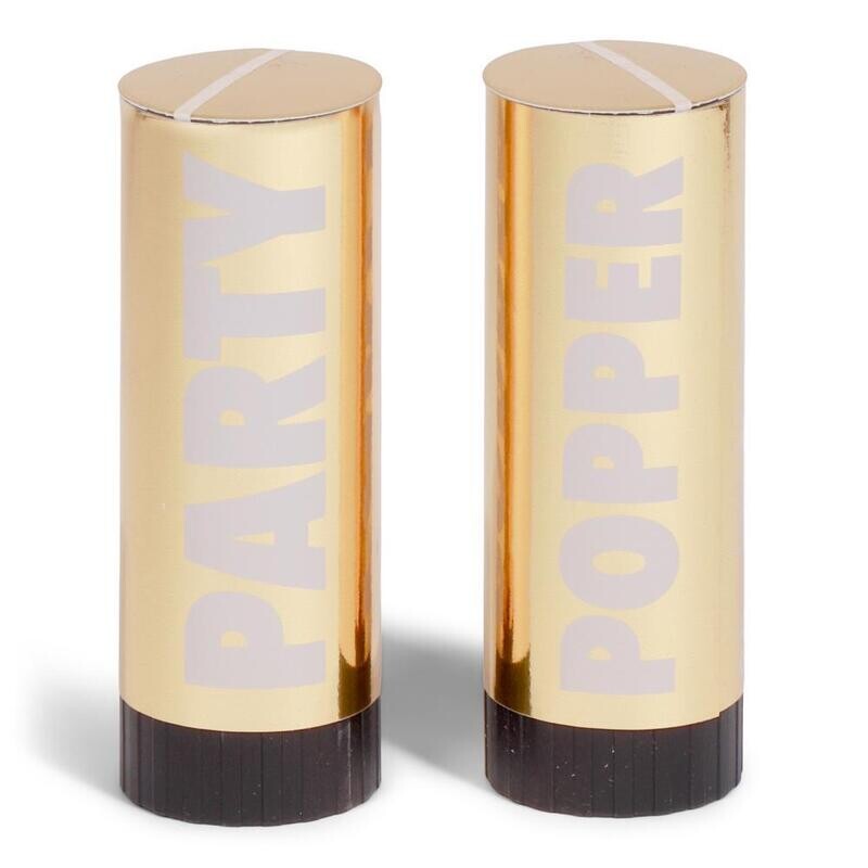Party Poppers Goud /2