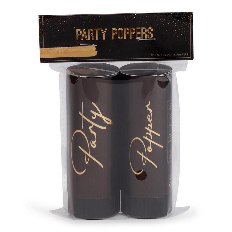 Party Poppers Zwart /2